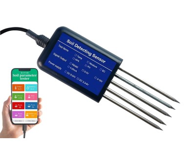 Destaques Sensor de Solo 8 em 1 NPK, pH, Condutividade, e Umidade - Imagem 1