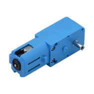 Motor DC 3-6V 100RPM com Caixa de Redução e Eixo Duplo em Metal 1:90