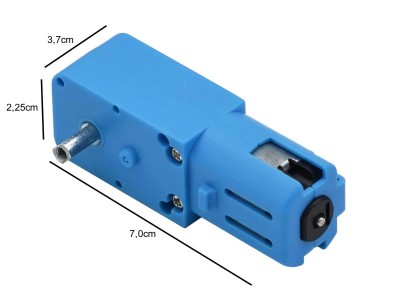 Motor DC 3-6V 100RPM de Metal	 - Imagem 4