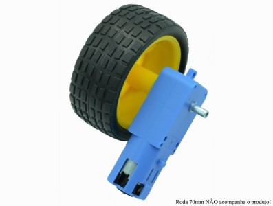 Destaques Motor DC 3-6V 100RPM de Metal	 - Imagem 3