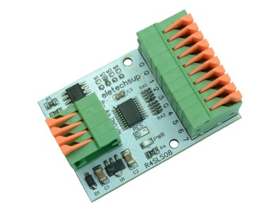 Pinout -- Pinos de conexão Módulo RS485 Modbus RTU R4SLS08 - Imagem 5