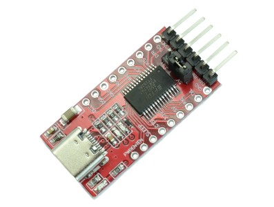 Módulo FTDI 232R Conversor USB-C para TTL Serial 3.3V / 5V - Imagem 2