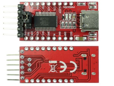 Módulo FTDI 232R Conversor USB-C para TTL Serial 3.3V / 5V - Imagem 3