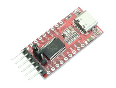 Módulo FTDI 232R Conversor USB-C para TTL Serial 3.3V / 5V - Imagem 1