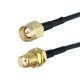 Cabo Extensor Antena Coaxial RG174 3m com Conector SMA Macho para Fêmea - Thumb 3