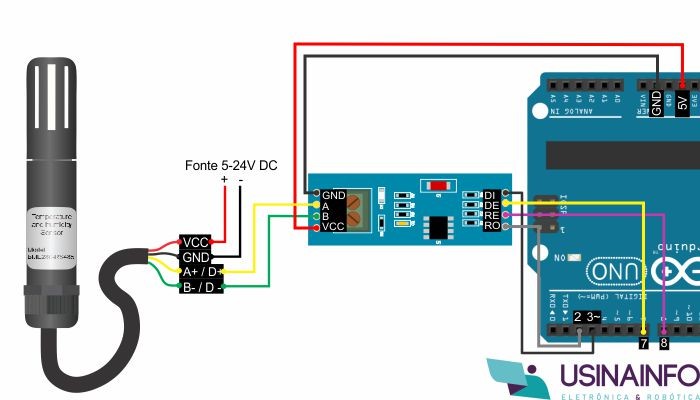 Ligações BME280 RS485 com Arduino - [1036666]
