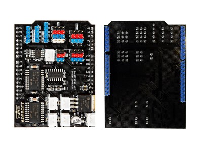 Destaques Shield de Expansão com Driver Ponte H para ESP32 Max V1.0 – 4 Motores - Imagem 3