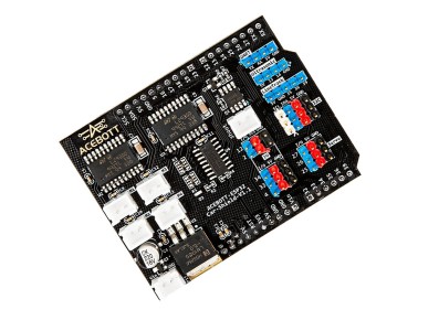 Destaques Shield de Expansão com Driver Ponte H para ESP32 Max V1.0 – 4 Motores - Imagem 1