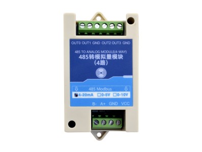 Pinout -- Pinos de conexão Conversor Gerador de Sinal 4-20mA para RS485 Modbus RTU - Imagem 2