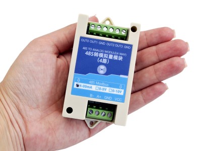 Pinout -- Pinos de conexão Conversor Gerador de Sinal 4-20mA para RS485 Modbus RTU - Imagem 4