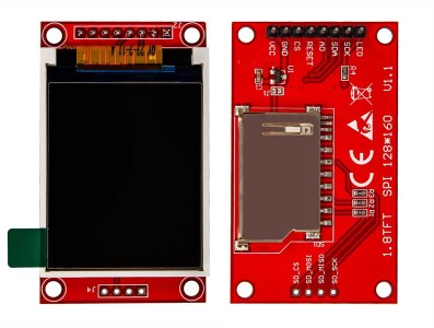 Display TFT LCD 1.8'' SPI 128x160 com Slot SD - Imagem 2
