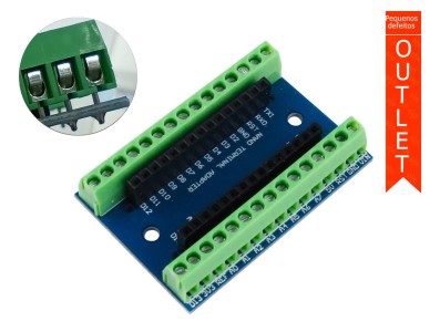 Expansor para Arduino Nano V3 com Bornes - OUTLET - Imagem 1