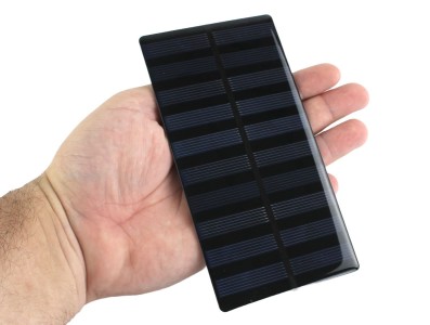 Mini Painel Solar Fotovoltaico 5V 200mA 69x100mm - OUTLET - Imagem 2