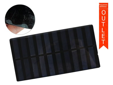 Mini Painel Solar Fotovoltaico 5V 200mA 69x100mm - OUTLET - Imagem 1