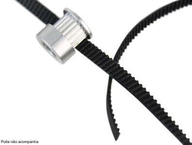 Correia CNC 6mm do Eixo X da Laser VS6040 160cm - Imagem 3