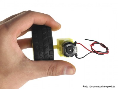 Motor com Fios Soldados e Caixa de Redu&ccedil;&atilde;o 48:1 200RPM - OUTLET - Imagem 4