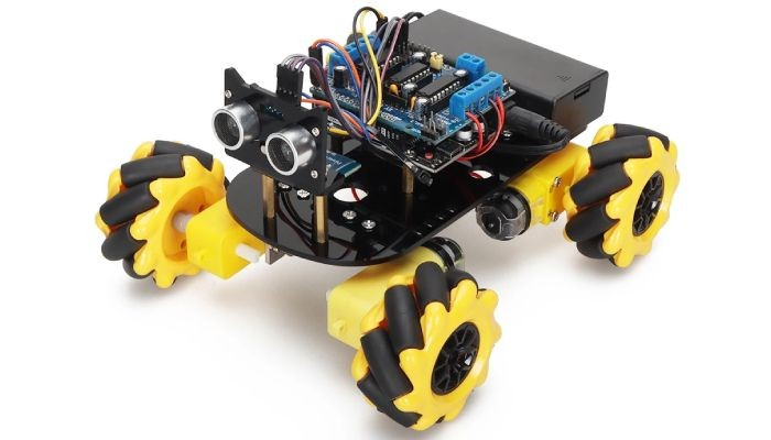 Imagem ilustrativa de exemplo de uso Acoplamento com Roda Omnidirecional Mecanum - [1036849]