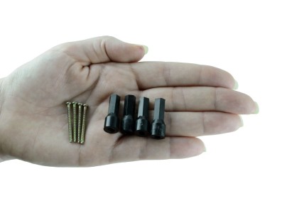 Kit Acoplamento roda Mecanum Ominidirecional 6,7mm com parafuso M2.5x30 - Kit com 4 unidades - Imagem 5