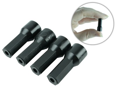 Kit Acoplamento roda Mecanum Ominidirecional 6,7mm com parafuso M2.5x30 - Kit com 4 unidades - Imagem 3