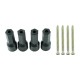 Kit Acoplamento roda Mecanum Ominidirecional 6,7mm com parafuso M2.5x30 - Kit com 4 unidades - Thumb 1