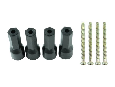 Kit Acoplamento roda Mecanum Ominidirecional 6,7mm com parafuso M2.5x30 - Kit com 4 unidades - Imagem 1