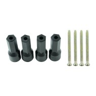 Kit Acoplamento roda Mecanum Ominidirecional 6,7mm com parafuso M2.5x30 - Kit com 4 unidades