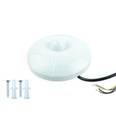 Lux&iacute;metro 0~200000 Lux com Temperatura e Umidade RS485 Modbus-RTU de Sobrepor para Teto