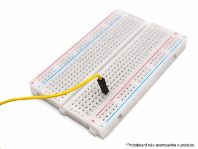 Jumper para Protoboard Macho-F&ecirc;mea 100cm - Amarelo - Imagem 3