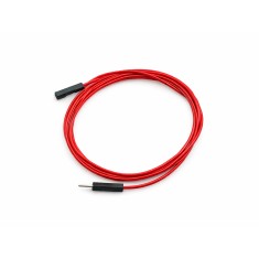 Jumper para Protoboard Macho-F&ecirc;mea 100cm - Vermelho