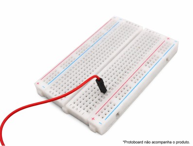 Jumper para Protoboard Macho-F&ecirc;mea 100cm - Vermelho - Imagem 3