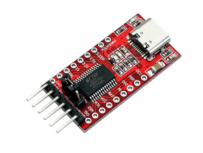 M&oacute;dulo FTDI 232R Conversor USB-C para TTL Serial 3.3V / 5V - Imagem 1