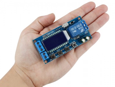 Rel&eacute; Temporizador Digital XY-LJ02 Ajust&aacute;vel com Display LCD e Micro USB - 7 Modos de Uso - OUTLET - Imagem 5