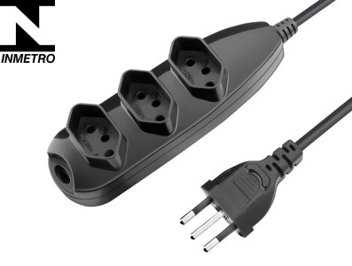 Extens&atilde;o de Energia 5 metros - HYX - Imagem 1