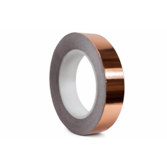 Fita de Cobre Adesiva para Blindagem e Prote&ccedil;&atilde;o - 25mm x 25m