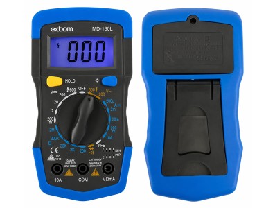 Mult&iacute;metro Digital Exbom MD-180L CAT III 600V 10A - Imagem 4