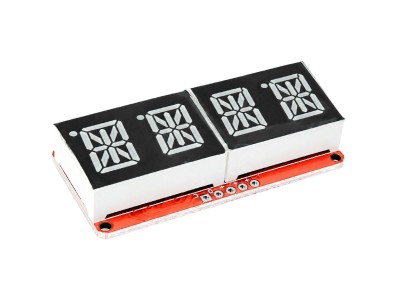 M&oacute;dulo Display 14 Segmentos 4 D&iacute;gitos I2C HT16K33 - Imagem 3