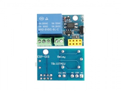 Adaptador ESP8266 ESP-01 com Rel&eacute; 5V 10A 1 Canal - Imagem 3