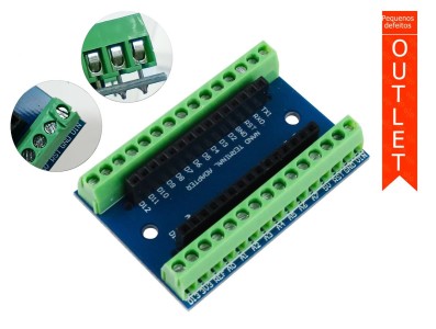 Expansor para Arduino Nano V3 com Bornes - OUTLET - Imagem 1