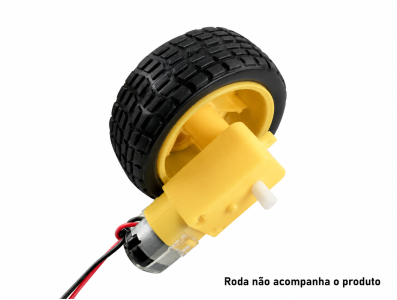 Motor com Fios Soldados e Caixa de Redu&ccedil;&atilde;o 120:1 80RPM - Imagem 3