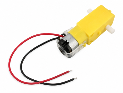 Motor com Fios Soldados e Caixa de Redu&ccedil;&atilde;o 120:1 80RPM - Imagem 1