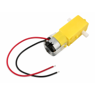 Motor com Fios Soldados e Caixa de Redu&ccedil;&atilde;o 120:1 80RPM
