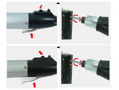 Parafusadeira Eletrica 18V a 36V 10.2Kgf.cm XB800A - Conector F&ecirc;mea OUTLET - Imagem 3