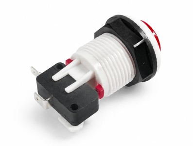 Destaques Bot&atilde;o Pulsador Arcade PBS-29 Vermelho - Imagem 2