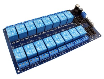 M&oacute;dulo Rel&eacute; 5V 10A 16 Canais com Optoacopladores - OUTLET - Imagem 2