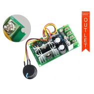 Controlador PWM 20A 1200W para Velocidade de Motores 10V &agrave;&nbsp; 60V - OUTLET