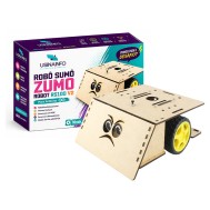 Rob&ocirc; Sumo Zumo Robot Completo RS100 V2 para Arduino + Manual de Montagem