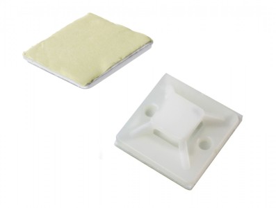 Fixador Auto Adesivo 28x28x6mm - Kit com 500 Unidades - Imagem 2