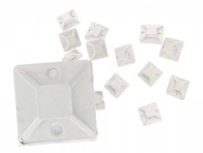 Fixador Auto Adesivo 28x28x6mm - Kit com 500 Unidades - Imagem 3
