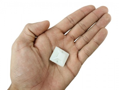 Fixador Auto Adesivo 28x28x6mm - Kit com 500 Unidades - Imagem 4