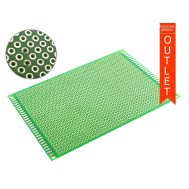 Placa de Circuito Impresso Ilhada 1247 Furos Simples - 8x12cm - OUTLET